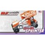 RJ SPEED RJS2033 2033 1/10 Spec Sprint Car Kit Less Electrics