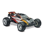 TRAXXAS TRA37054-61ORANGE Rustler Brushed 1/10 RTR Stadium Truck Orange Battery and Charger Sold Separately