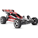 TRAXXAS TRA240544RED Bandit: 1/10 Scale Off-Road Buggy, Fully-Assembled TQ 2.4GHz Radio System, XL-5