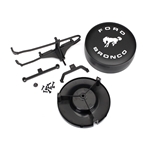 TRAXXAS TRA8074 TRX-4 Spare tire mount/ mounting bracket/ spare tire cover/ mounting hardware
