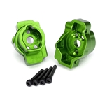 TRAXXAS TRA8256G TRX-4 Portal drive axle mount, rear, 6061-T6 aluminum (greenanodized) (left and right)/ 2.5x16 CS (4