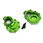 TRAXXAS TRA8253G TRX-4 Portal housings, inner (rear), 6061-T6 aluminum (green-anodized) (2)/ 2.5x10 CS (2)