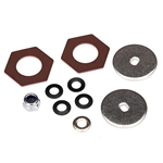 TRAXXAS TRA8254 Rebuild kit, slipper clutch (steel disc (2)/ friction insert (2)/ 4.0mm NL (1)/ spring washers (2))