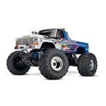 TRAXXAS TRA36034-1FLAME Bigfoot No. 1 The Original Monster Truck, 1/10 Scale 2WD Monster Truck, XL-5 brushed ESC