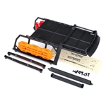 TRAXXAS TRA8120X TRX-4 Expedition rack, complete (includes traction boards, shovel, axe, jack, fire extinguisher, fue