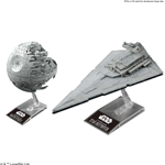 BANDAI/GUNDAM BAN0230358 1/2,700,000 DEATH STAR II & 1/14,500 STAR DESTROYER