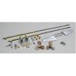 Dumas Boats DUM2341 TWIN SCREW HARDWARE KIT FOR CROCKET