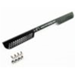 HOT-RACING  INC HRASPN30G SPN30G CNC Rear Splash Guard Black Spartan