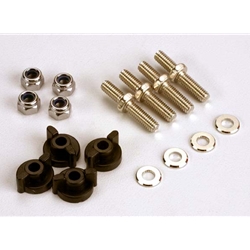 TRAXXAS TRA1516 Anchoring Pins With Locknuts (4)/ Plastic Thumbscrews For Upper Deck (4)
