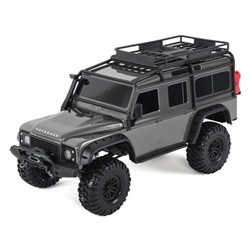 TRAXXAS TRA82056-4SILVER TRX-4 Land Rover Defender Body (Silver) 1/10 Scale Trail Rock Crawler