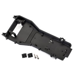 TRAXXAS TRA5772 Radio tray/ radio tray retainer (2)/ stuffing tube clamp/4x16mm BCS (stainless) (2)