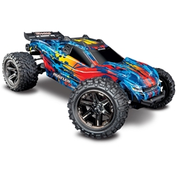 TRAXXAS TRA67076-4RED Rustler VXL Brushless 1/10 RTR 4x4 Stadium Truck - Red TSM, TQi, No Battery/Charger