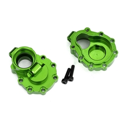 TRAXXAS TRA8253G TRX-4 Portal housings, inner (rear), 6061-T6 aluminum (green-anodized) (2)/ 2.5x10 CS (2)