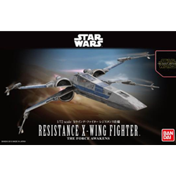 BANDAI/GUNDAM BAN0202289 1/72 Resistance X-Wing Fighter "Star Wars: The Force Awakens" Plastic Kit