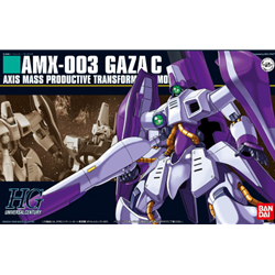 BANDAI/GUNDAM BAN5057740 HGUC 1/144 #62 Gaza C (Haman Karn's Mobile Suit) Plastic Model Kit