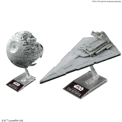 BANDAI/GUNDAM BAN0230358 1/2,700,000 DEATH STAR II & 1/14,500 STAR DESTROYER